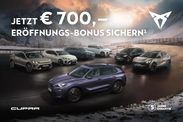 CUPRA Eröffnungsbonus